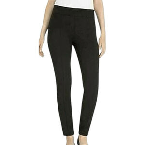 Womens Hillary Radley Black Comfort Fit Slim Leg Strech Pull On Pants Size M